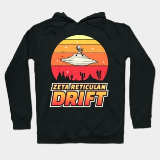 Zeta Reticulan Drift Funny Alien Shirt Hoodie